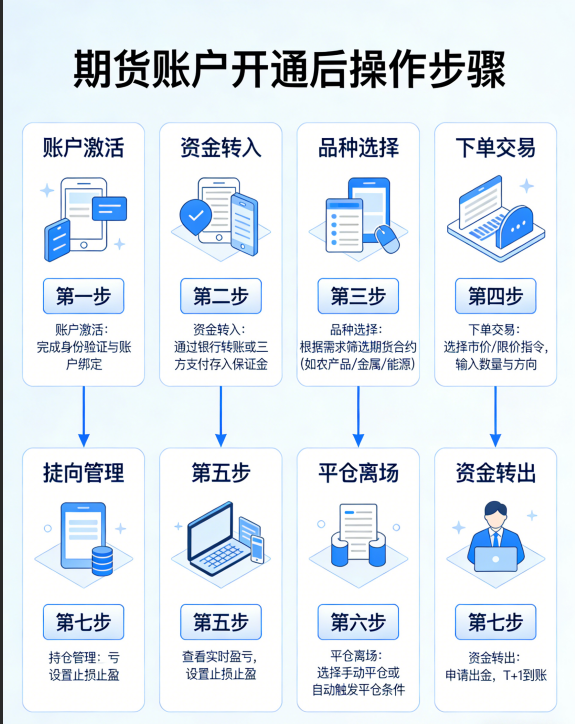 期货账户开通后怎么操作？新手入门全流程指南