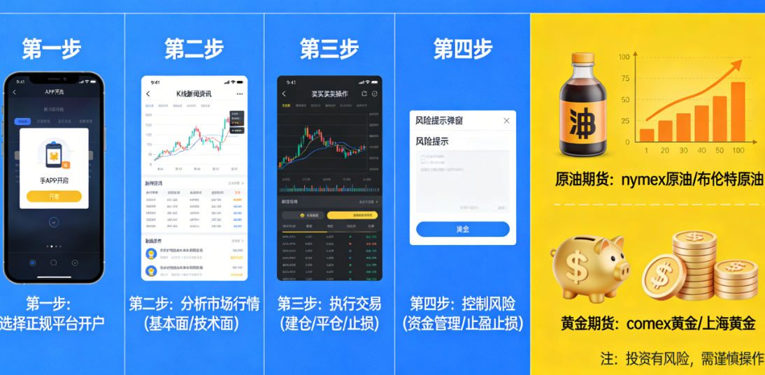 国际原油黄金期货如何炒 新手入门全攻略(附避坑技巧)