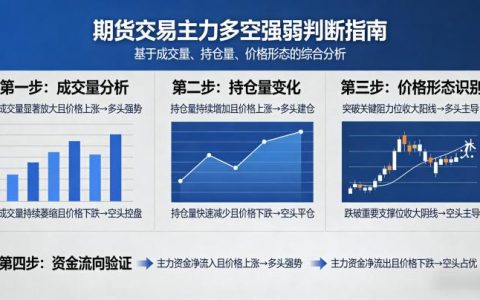 期货交易怎么判断主力多空的强弱 实用方法