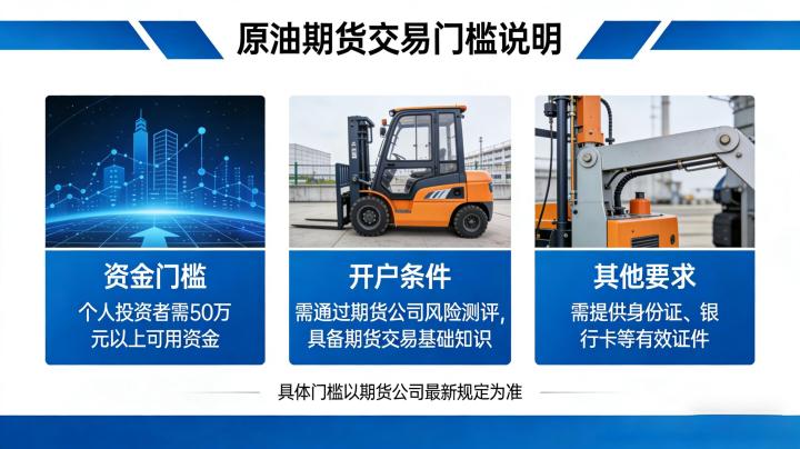 做原油期货交易有门槛吗?2026 最新开户条件与准入要求详解