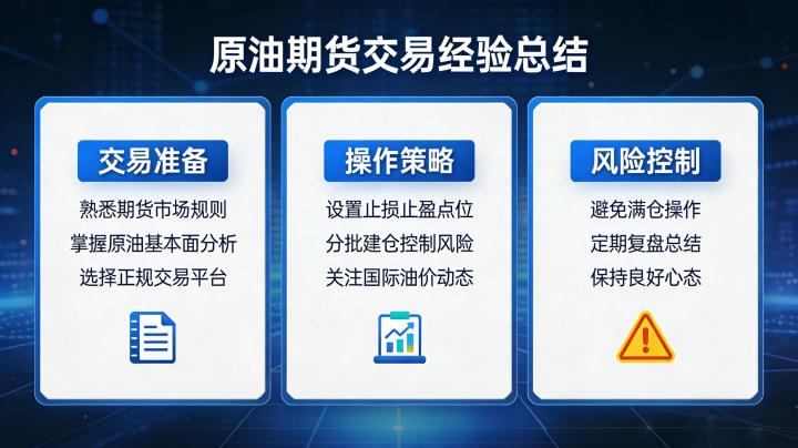 原油期货交易经验 2026年新手必看实操指南
