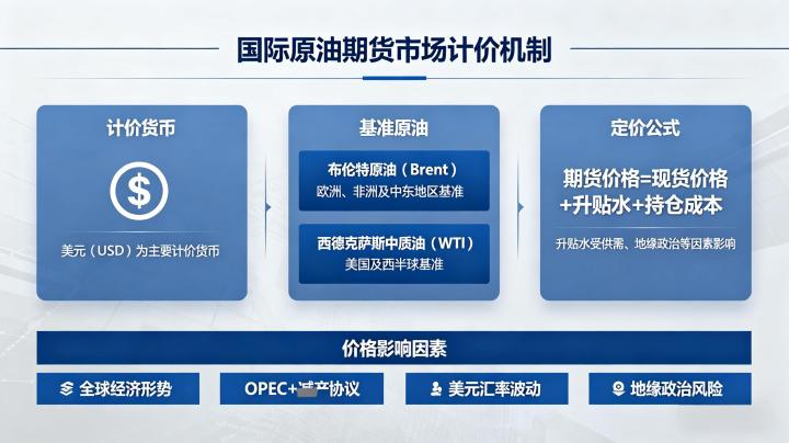 国际原油期货市场计价 2026 定价规则与影响因素分析