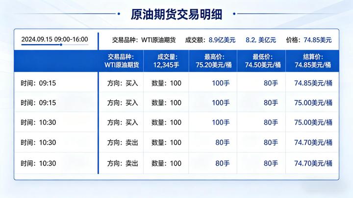 原油期货交易明细 2026 上期所合约成交数据完整解读