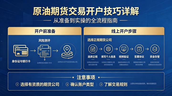 原油期货交易开户 2026 年实操技巧及准入条件完整攻略
