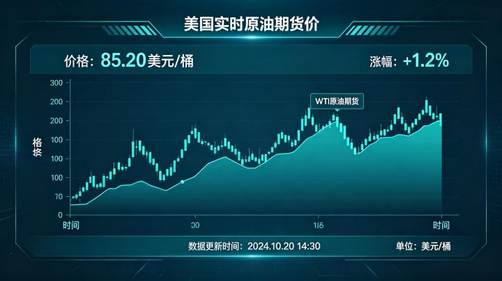 美国实时原油期货价 2026 行情查询与影响因素全解