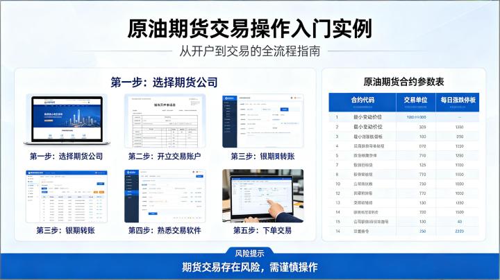 原油期货交易操作入门实例 2026 新手实操完整指南