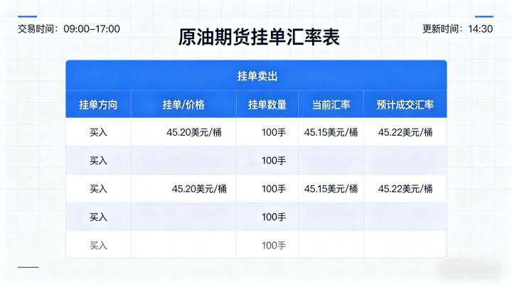 原油期货交易时挂单汇率 2026 影响机制与实操详解