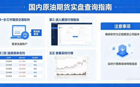 国内原油期货实盘查询方法 2026 新手完整操作教程