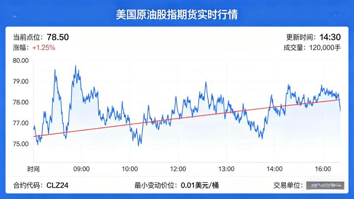 美国原油股指期货实时行情 2026 年查看渠道与分析指南