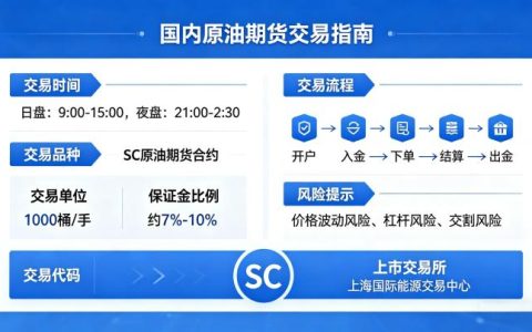 国内原油期货交易指南 2026 年新手入门全流程攻略