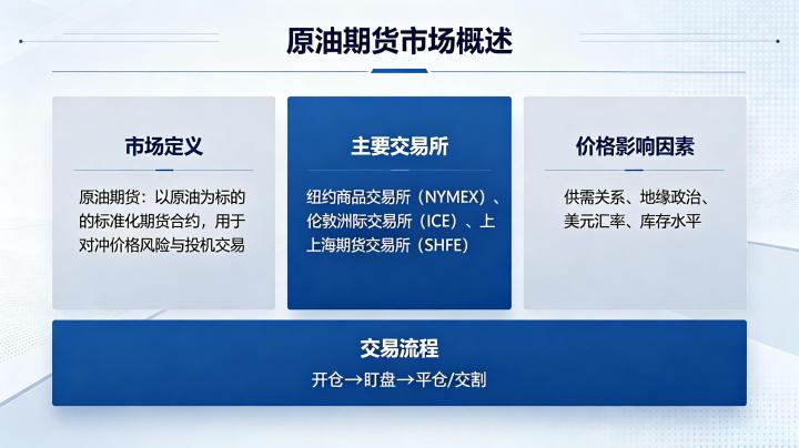 原油期货市场概述 2026 年全球格局与发展趋势