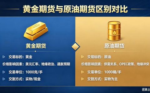 黄金期货原油期货区别 2026 年核心差异对比