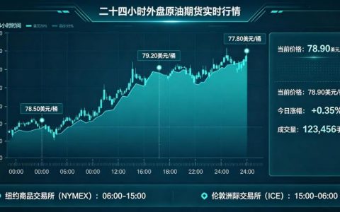 二十四小时外盘原油期货实时行情 2026 年查询渠道汇总