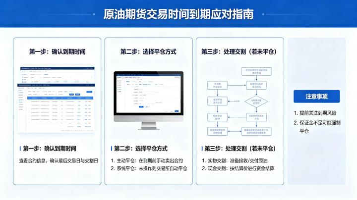 原油期货交易时间到期怎么办 2026 年处理指南