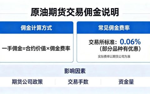 原油期货交易佣金多少一手 2026 年最新收费标准