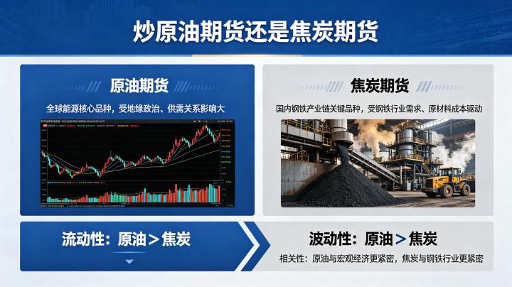 炒原油期货还是焦炭期货 2026 年品种对比与选择