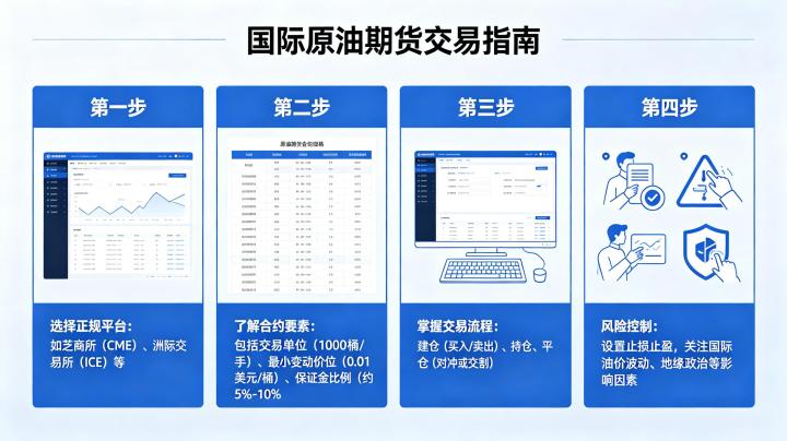 怎么做国际原油期货交易 2026 年完整开户实操与入市步骤