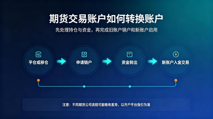期货交易账户如何转换账户 2026 年完整操作流程与注意事项