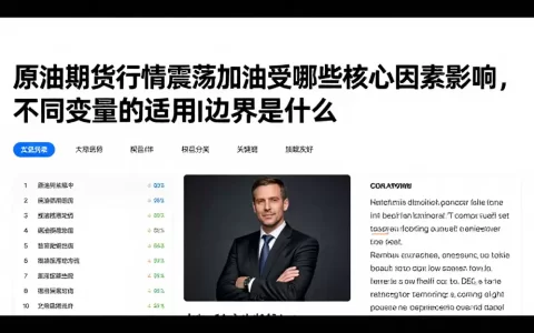 原油期货行情震荡加剧受哪些核心因素影响，不同变量的适用边界是什么