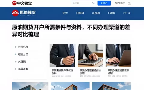 原油期货开户所需条件与资料，不同办理渠道的差异对比梳理