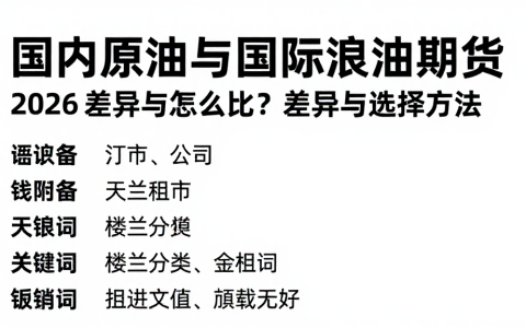 国内原油与国际原油期货 2026 差异与怎么比？差异与选择方法